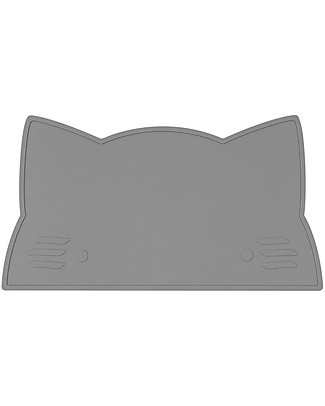 We Might Be Tiny Tovaglietta Placie Antiscivolo Gatto, Grigio Chiaro - Senza BPA! Set Pappa