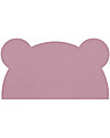 We Might Be Tiny Tovaglietta Placie Antiscivolo Orso, Rosa Antico - Senza BPA! Set Pappa