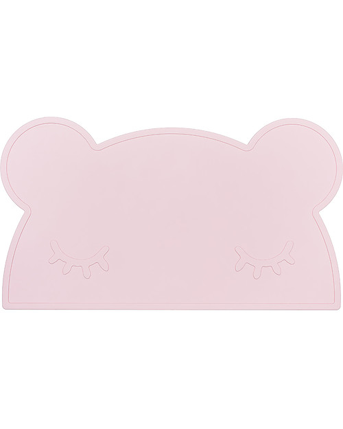 We Might Be Tiny Tovaglietta Placie Antiscivolo Orso, Rosa - Senza BPA! Set Pappa