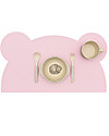 We Might Be Tiny Tovaglietta Placie Antiscivolo Orso, Rosa - Senza BPA! Set Pappa