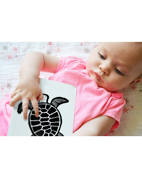 Wee Gallery Cartoline Baby Art Cards - Gli Animali del Mare (Visibili per i Neonati!) Giochi per Neonati_