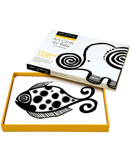 Wee Gallery Cartoline Baby Art Cards - Original Collection (Visibili per i Neonati!) - Giochi per Neonati_