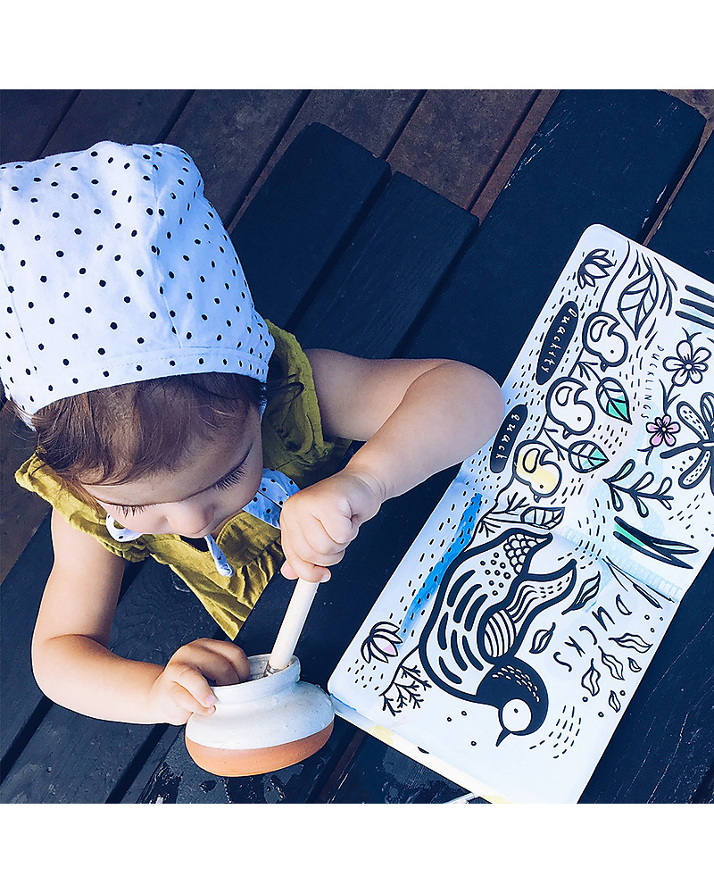 Wee Gallery Libro Acquatico Amici dello Stagno Cambia colore a contatto con l