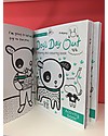 Wee Gallery Libro da colorare e disegnare, Dog’s Day Out Activity Book - Libro interattivo per bambini da 2 a 5 anni! Libri
