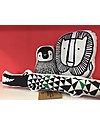 Wee Gallery Nursery Friends, Cuscino Coccodrillo - 63 cm - Cotone Bio Cuscini Arredo