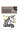 Wee Gallery Tatuaggi Temporanei Fantasy (12 Pezzi) - atossici e sicuri Tatuaggi da Bambini