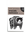Wee Gallery Tatuaggi Temporanei Woods (12 Pezzi) - atossici e sicuri Tatuaggi da Bambini