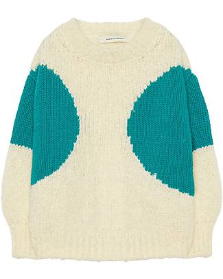 Weekend House Maglione Oversize - a Pois Crema - Lana Riciclata Maglioni