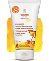 Weleda Crema Solare Sensitive SPF 50, Stella Alpina - 50ml, Ultra Resistente all'Acqua! Solari