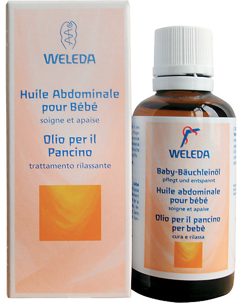 Weleda Olio Pancino Bebè - Aiuta ad attenuare le coliche, 100% naturale Creme ed Olii Baby