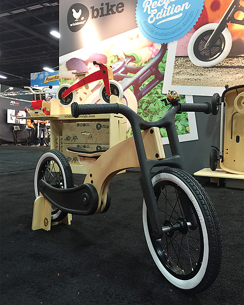 Wishbone Design Studio Bici Senza Pedali Cruise, Legno + Nero - Da 2 anni in su! Biciclette senza Pedali