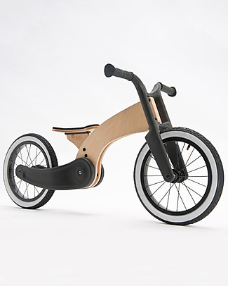Wishbone Design Studio Bici Senza Pedali Cruise, Legno + Nero - Da 2 anni in su! Biciclette senza Pedali