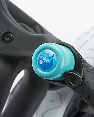 Wishbone Design Studio Campanello Universale per Bicicletta, Edizione Speciale WWF, Balena Blu Biciclette