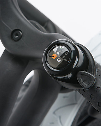Wishbone Design Studio Campanello Universale per Bicicletta, Edizione Speciale WWF, Rinoceronte Nero Biciclette