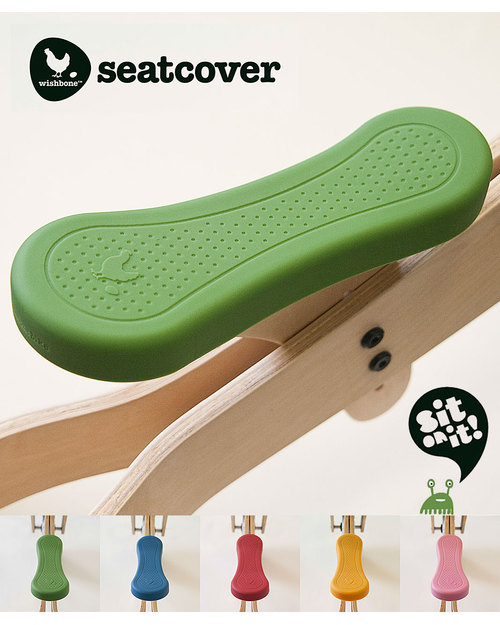 Wishbone Design Studio Coprisella per Wishbone Bike Classic e Recycled - Verde - 100% Silicone atossico e riciclabile Accessori Biciclette