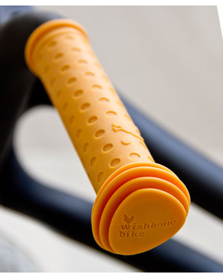 Wishbone Design Studio Manopole per Wishbone Bike Classic e Recycled - Giallo - 100% Silicone (atossico e riciclabile) Biciclette