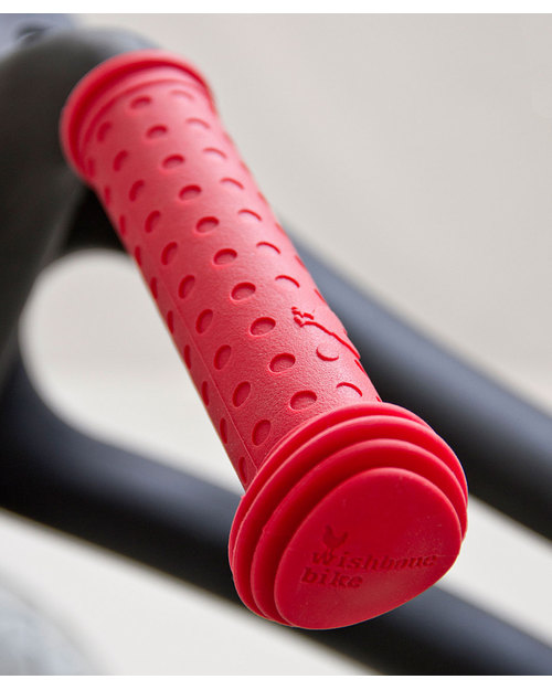 Wishbone Design Studio Manopole per Wishbone Bike Classic e Recycled - Rosso - 100% Silicone (atossico e riciclabile) Accessori Biciclette