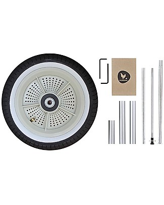 Wishbone Design Studio RIcambi Wishbone Re2 - Trike Kit Raw Biciclette Senza Pedali