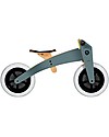 Wishbone Design Studio Wishbone Bike 3 in 1, Grigio e Giallo - Bici Pedagogica che Cresce col tuo Bimbo, Da 1 a 5 anni! Biciclette senza Pedali