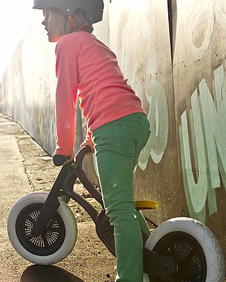 Wishbone Design Studio Wishbone Bike Re2 2in1 - Nero - in Plastica Riciclata - Cresce con il Tuo Bimbo Biciclette Senza Pedali