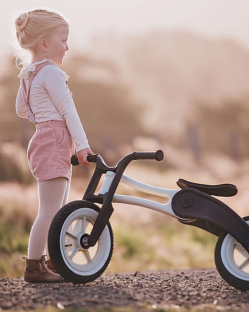 Wishbone Design Studio Wishbone Bike Re2 3in1 - Raw - Bici Pedagogica che Cresce col tuo Bimbo Da 1 a 6 anni - Riciclata e riciclabile! Biciclette senza Pedali