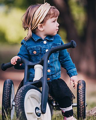 Wishbone Design Studio Wishbone Bike Re2 3in1 - Raw - Bici Pedagogica che Cresce col tuo Bimbo Da 1 a 6 anni - Riciclata e riciclabile! Biciclette Senza Pedali