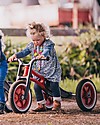 Wishbone Design Studio Wishbone Bike Re2 3in1 - Rosso - Bici Pedagogica che Cresce col tuo Bimbo Da 1 a 6 anni - Riciclata e riciclabile! Biciclette senza Pedali