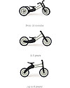 Wishbone Design Studio Wishbone Bike Re2 3in1 - Rosso - Bici Pedagogica che Cresce col tuo Bimbo Da 1 a 6 anni - Riciclata e riciclabile! Biciclette senza Pedali