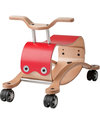 Wishbone Design Studio Wishbone Flip Cavalcabile Rosso in Legno 3 in 1: Cresce col Bimbo e Super-Sostenibile! Cavalcabili
