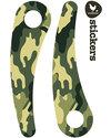 Wishbone Design Studio Wishbone Stickers - Recycled Edition - Camouflage - Adesivi per la personalizzazione Accessori Biciclette