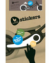 Wishbone Design Studio Wishbone Stickers - Recycled Edition - Camouflage - Adesivi per la personalizzazione Accessori Biciclette