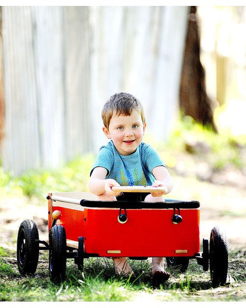 Wishbone Design Studio Wishbone Wagon 3 in 1: Carretto - Carrozza, Macchinina, Kart Cavalcabili