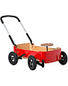 Wishbone Design Studio Wishbone Wagon 3 in 1: Carretto - Carrozza, Macchinina, Kart Cavalcabili