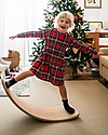 Wobbel Wobbel Original Tavola d'Equilibrio in Legno, Smalto Trasparente e Feltro - Foresta - Divertimento ed esercizio per grandi e piccini Giochi Montessoriani