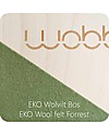 Wobbel Wobbel XL (da 7 anni) Tavola d'Equilibrio in Legno - Smalto Trasparente e Feltro Foresta - Divertimento ed esercizio per grandi e piccini Giochi Montessoriani