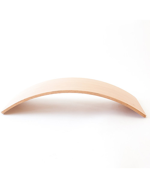 Wobbel Wobbel XL (dai 7 anni) Tavola d'Equilibrio in Legno, Smalto Trasparente - Divertimento ed esercizio per grandi e piccini Giochi Montessoriani