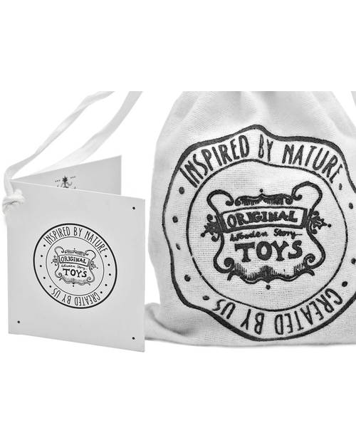 Wooden Story Blocchi “On My Mind” Harmony/Earth- Legno Naturale - Un agurio di pace, amicizia e serenità Costruzioni in Legno