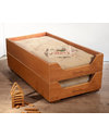 Woodly Lettino Montessori Impilabile BIG - Abete Mordenzato Miele - Made in Italy Letti Montessoriani
