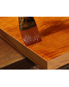Woodly Lettino Montessoriano con ruote SMALL a Pettine- Abete Mordenzato Miele - Made in Italy Letti Montessoriani