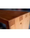 Woodly Lettino Montessoriano con ruote SMALL a Pettine- Abete Mordenzato Miele - Made in Italy Letti Montessoriani