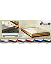 Woodly Letto Basso Puro Maxi - Bianco Shabby - 90 x 200 cm - Made in Italy Letti Montessoriani