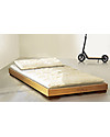 Woodly Letto Basso Puro Xmaxi - Naturale - 120 x 200 cm - Made in Italy Letti Montessoriani