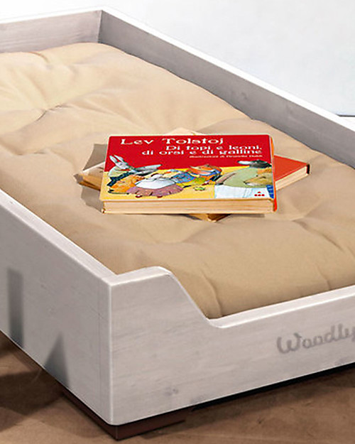 Woodly Materasso Futon MAXI 200x90 cm - 100% Puro Cotone - Perfetto per Lettino Montessoriano! Materassi