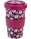 Woodway Tazza da viaggio in Bamboo, Rose Viola - 500ml Tazze