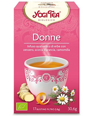 Yogi Tea Zenzero scorza d'arancia e fiori di camomilla Infuso Ayurvedico - 17 bustine Tisane