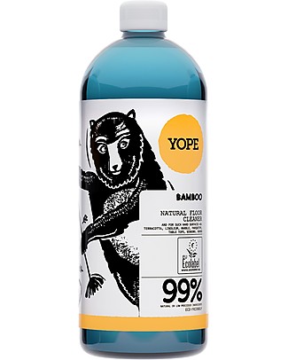 Yope Detergente Naturale per Pulizia Pavimenti, 1000 ml - bambù Detergenza Casa_