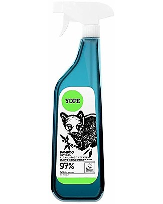 Yope Detergente Spray Multifunzione per Ceramica, Plastica o Acciaio, 750 ml - bambù Detergenza Casa