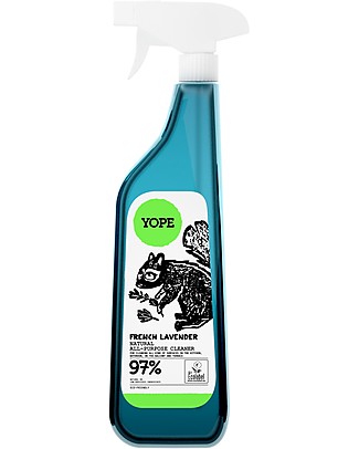 Yope Detergente Spray Multifunzione per Cucina, Bagno e Terrazza, 750 ml - Lavanda Francese Detergenza Casa_