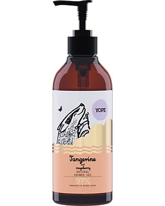 Yope Lozione Naturale Mani e Corpo - Mandarino e Lampone - 300 ml - 98% Ingredienti Naturali Creme e Olii