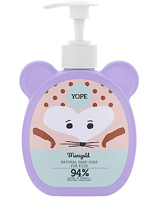 Yope Sapone Mani Naturale per Bambini - 400 ml - Calendula Shampoo e Prodotti per il Bagnetto